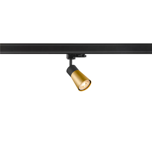 SLV Aluminium PURI 2.0 Cone, 3~ spot, GU10, 1x max. 6W, black / gold