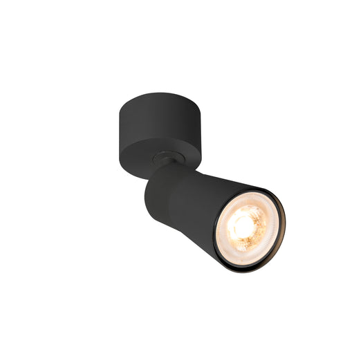 SLV PURI 2.0 Cone, wall and ceiling-mounted light, 1x max. 6W GU10, black