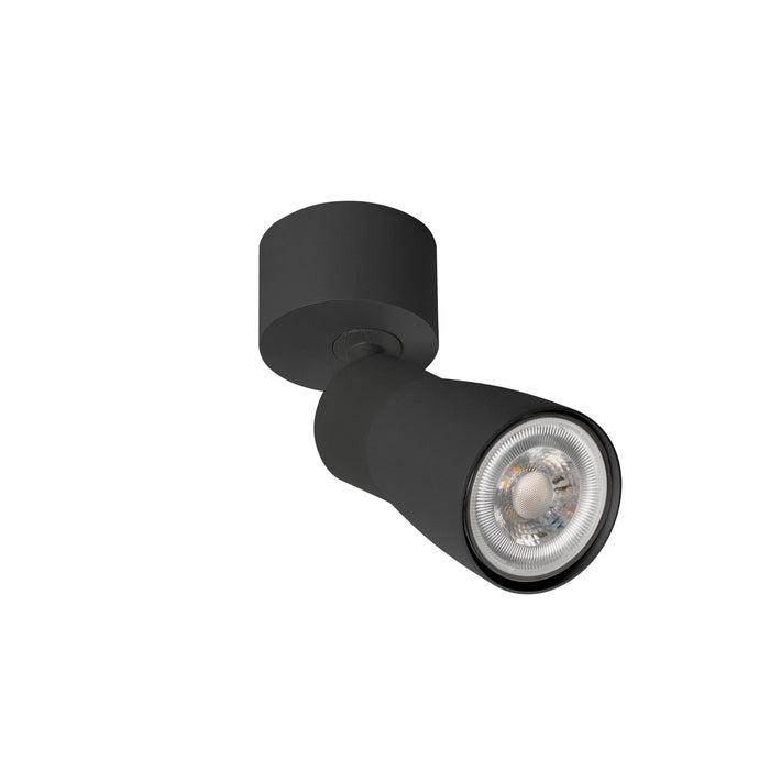 Back view product picture of SLV PURI 2.0 Dome, wall and ceiling-mounted light, 1x max. 6W GU10, black