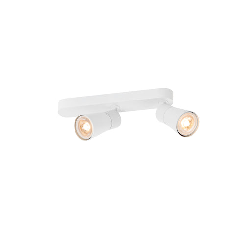 SLV PURI 2.0 Cone, wall and ceiling-mounted light, asymmetrical, 2 x max. 6W GU10, white