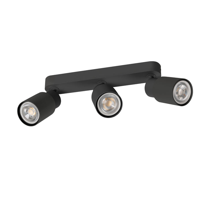 Back view product picture of SLV PURI 2.0 Tube, wall and ceiling-mounted light, long, 3 x max. 6W GU10, black