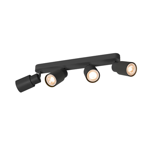 SLV PURI 2.0 Tube, wall and ceiling-mounted light, long, 4 x max. 6W GU10, black
