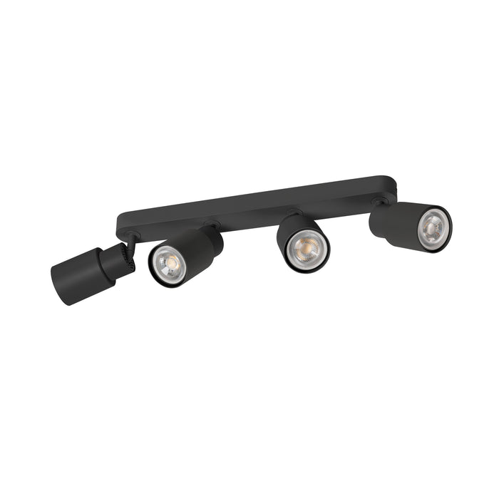 Back view product picture of SLV PURI 2.0 Tube, wall and ceiling-mounted light, long, 4 x max. 6W GU10, black