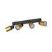 Back view product picture of SLV PURI 2.0 Tube, wall and ceiling-mounted light, long, 4 x max. 6W GU10, black / gold