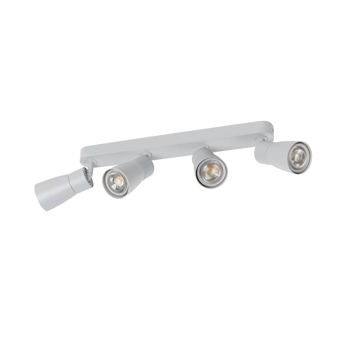 Back view product picture of SLV PURI 2.0 Dome, wall and ceiling-mounted light, long, 4 x max. 6W GU10, grey