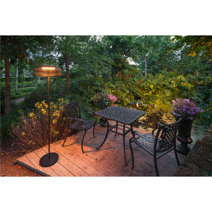 SLV 1008386 ADEGAN, outdoor free-standing light, solar, 2200 K, IP65, black (MD20)