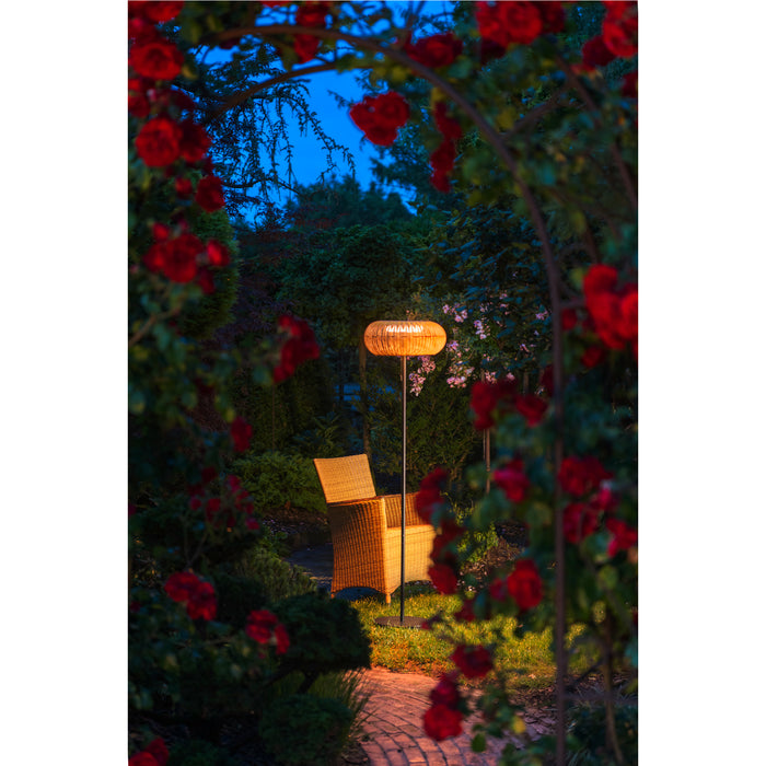 SLV 1008387 ADEGAN, outdoor free-standing light, solar, 2200 K, IP65, brown (MD20)