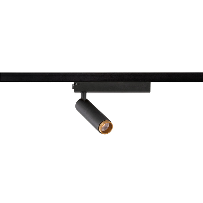 Detailed view product picture of SLV Aluminium GRIP! S, 1~ spot, cylindrical, 3000K, 11W, PHASE, 29°, black / gold