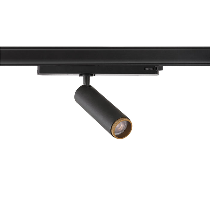 Detailed view product picture of SLV Aluminium GRIP! M, 3~ spot, cylindrical, 3000K, 20W, PHASE, 42°, black / gold