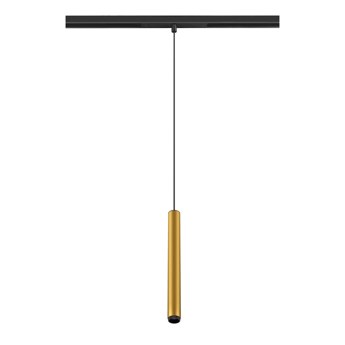Detailed view product picture of SLV GRIP! S, 48V pendant light, pendant length 200cm, 2700 K, 29°, DALI, gold / black