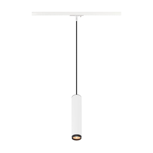 SLV GRIP! L, 1~ pendant light, GU10, pendant length 200 cm, 1x max. 6W, white / black