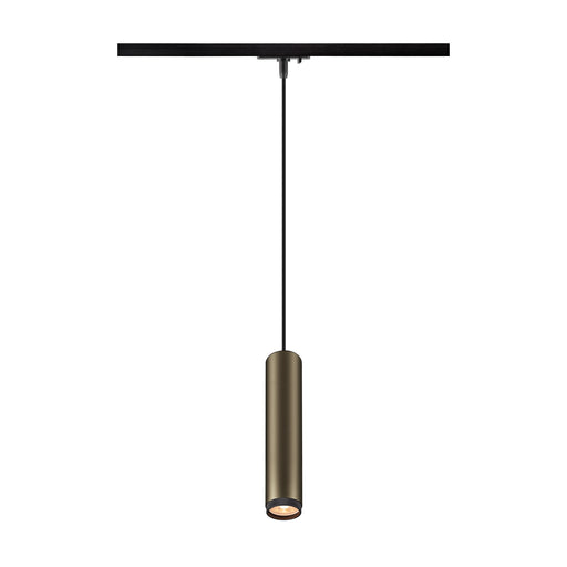 SLV GRIP! L, 1~ pendant light, GU10, pendant length 200 cm, 1x max. 6W, bronze / black