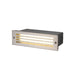 SLV Aluminium BRICK MESH, recessed wall light, rectangular, 3000K, 5W, IP55, black