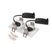Front view product picture of SLV Aluminium NEW TRIA® 155, recessed ceiling light, square, 2 x GU10, two-lamp, white