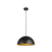 SLV FORCHINI M 40, pendant light, E27, pendant length 150cm, 1x max. 40W, matt black / matt gold
