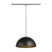 Detailed view product picture of SLV FORCHINI M 40 TRACK, 1~ pendant light, E27, pendant length 150cm, silver-grey adapter, 1x max. 40W, matt black / matt gold