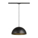 Detailed view product picture of SLV FORCHINI M 40 TRACK, 1~ pendant light, E27, pendant length 150cm, black adapter, 1x max. 40W, matt black / matt gold