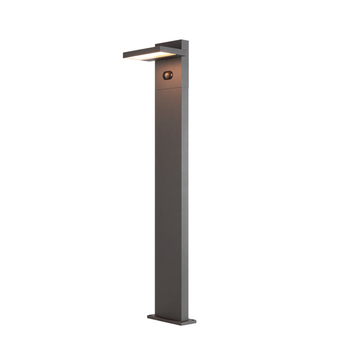 Front view product picture of SLV ABRIDOR POLE 100, floor lamp, HYBRID, 2200/2700K, IP65 anthracite