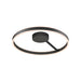 Front view product picture of SLV ONE, wall and ceiling-mounted light, round, 2700/3000K, 23W, DALI, touch, 130°, black