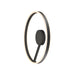Detailed view product picture of SLV ONE, wall and ceiling-mounted light, round, 2700/3000K, 23W, DALI, touch, 130°, black