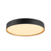 SLV DECONA, wall and ceiling-mounted light, round, 2700/3000K, 23W, PHASE, black / gold