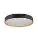 Sloping product picture of SLV DECONA, wall and ceiling-mounted light, round, 2700/3000K, 23W, PHASE, black / gold