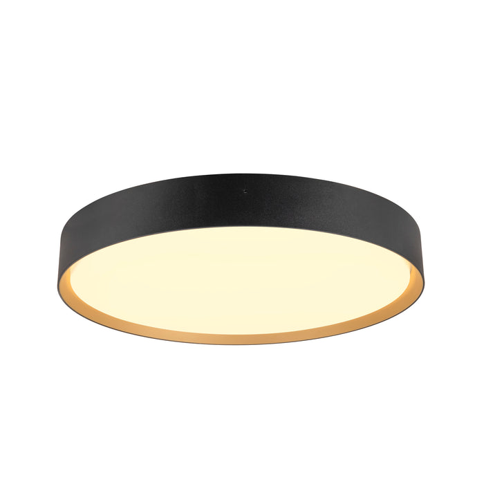 Front view product picture of SLV DECONA, wall and ceiling-mounted light, round, 2700/3000K, 23W, PHASE, black / gold