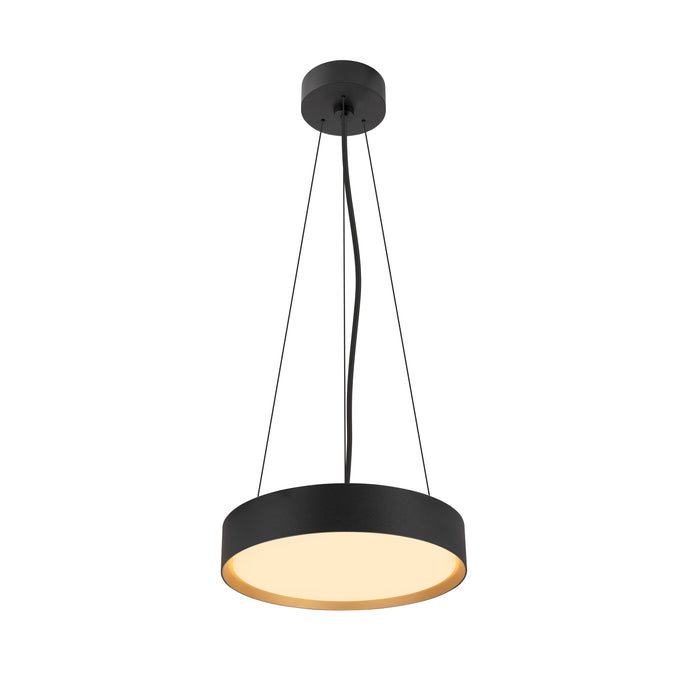 Back view product picture of SLV DECONA, wall and ceiling-mounted light, round, 2700/3000K, 18W, PHASE, black / gold