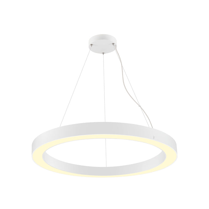 SLV MEDO® RING 90, pendant light, pendant length 300cm, 3000/4000K, 110°, PHASE, white