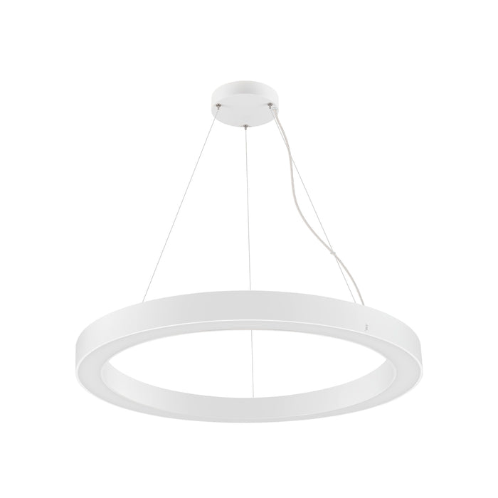 Front view product picture of SLV MEDO® RING 90, pendant light, pendant length 300cm, 3000/4000K, 110°, PHASE, white