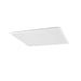 White square LED panel light, flush mounted.