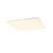 White square LED panel light, flush mount.