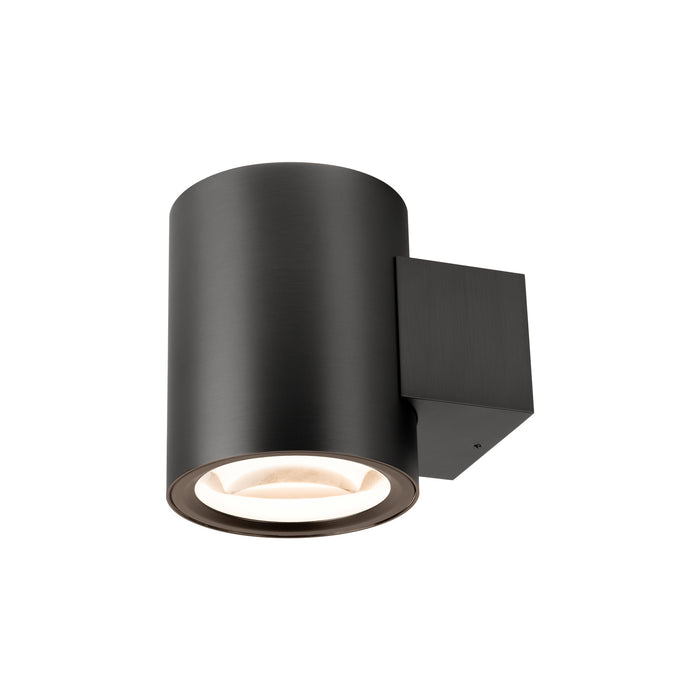 SLV OCULUS, wall-mounted light, round, 2000-3000K, 15W, dim-to-warm, PHASE, 100°, dark bronze