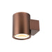 Back view product picture of SLV OCULUS, wall-mounted light, round, 2000-3000K, 15W, dim-to-warm, PHASE, 100°, dark copper