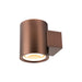 Bottom view product picture of SLV OCULUS, wall-mounted light, round, 2000-3000K, 15W, dim-to-warm, PHASE, 100°, dark copper
