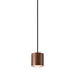 Bottom view product picture of SLV OCULUS, pendant light, pendant length 250cm, 2000-3000K, 100°, dim-to-warm, PHASE, dark copper
