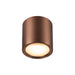Bottom view product picture of SLV OCULUS, surface-mounted ceiling light, round, 2000-3000K, 11W, dim-to-warm, PHASE, 100°, dark copper