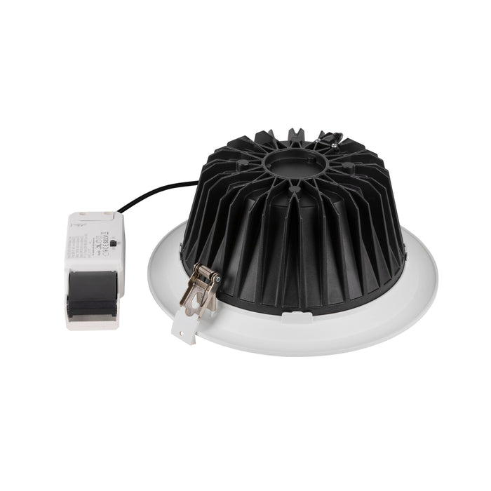 Bottom view product picture of SLV Aluminium DOWNLIGHT C, 200 8/16/24W 930 IP54