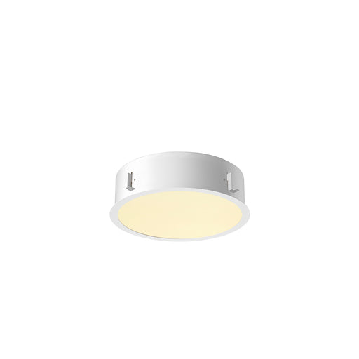 SLV Aluminium MEDO® 30, recessed ceiling light, frame, 3000/4000K, 70°, IP20, round, white