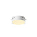 SLV Aluminium MEDO® 30, recessed ceiling light, frameless, 3000/4000K, 70°, IP20, round, white