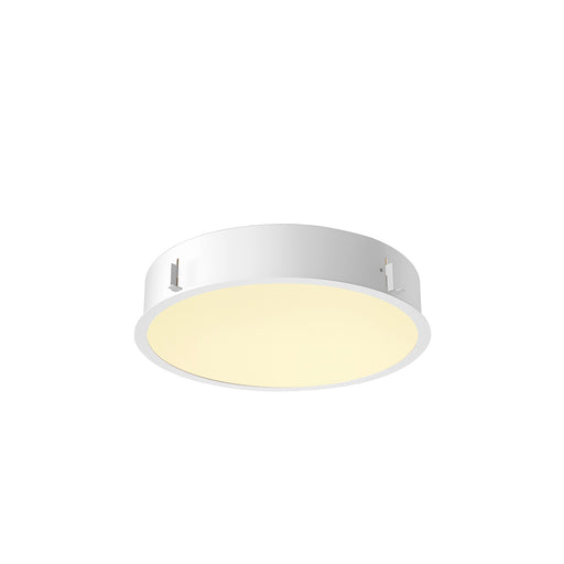 SLV Aluminium MEDO® 40, recessed ceiling light, frame, 3000/4000K, 80°, IP20, round, white