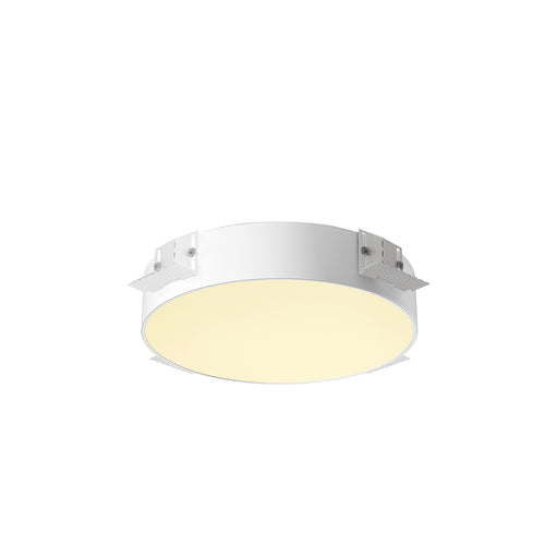SLV Aluminium MEDO® 40, recessed ceiling light, frameless, 3000/4000K, 80°, IP20, round, white