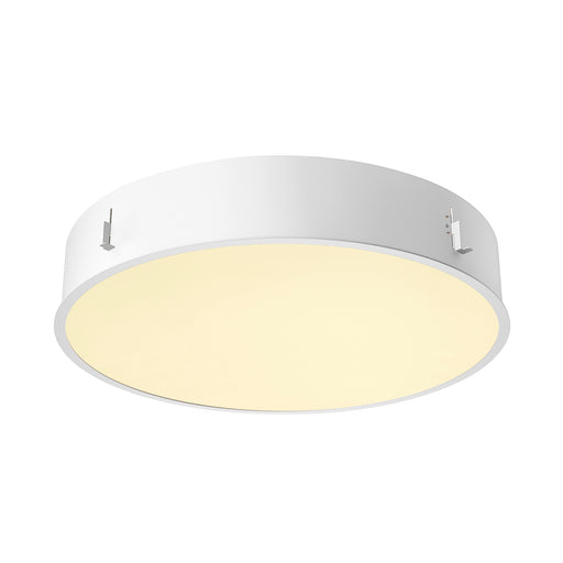 SLV Aluminium MEDO® 60, recessed ceiling light, frame, 3000/4000K, 80°, IP20, round, white