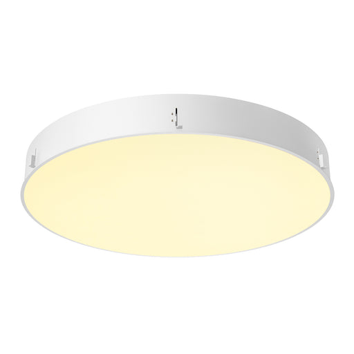 SLV Aluminium MEDO® 90, recessed ceiling light, frame, 3000/4000K, 80°, IP20, round, white