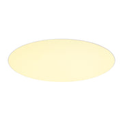 Back view product picture of SLV Aluminium MEDO® 90, recessed ceiling light, frameless, 3000/4000K, 80°, IP20, round, white