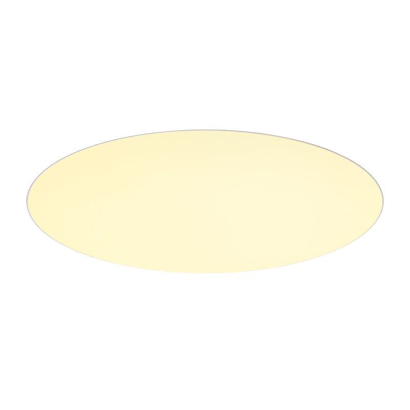 Back view product picture of SLV Aluminium MEDO® 90, recessed ceiling light, frameless, 3000/4000K, 80°, IP20, round, white