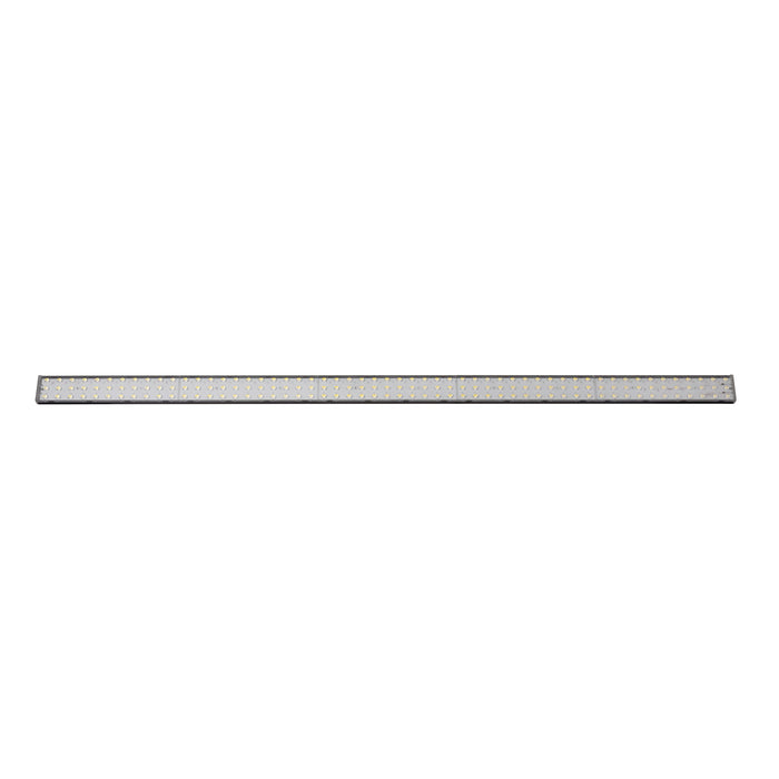Surface-mounted LED light bar, likely aluminum, with a gray finish.