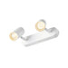 Detailed view product picture of SLV NOBLO®, wall and ceiling-mounted light, double, round, 3000K, 12W, PHASE, 32°, white