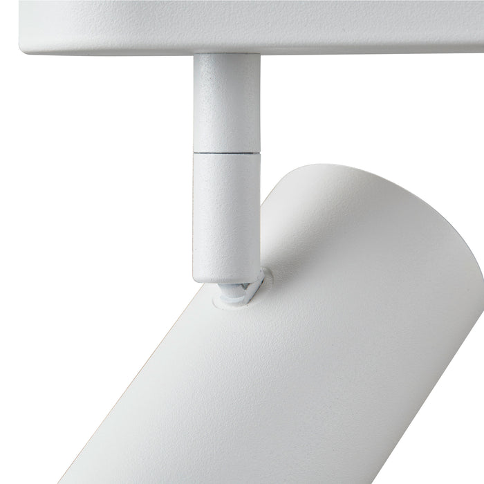 Back view product picture of SLV NOBLO®, wall and ceiling-mounted light, double, round, 3000K, 12W, PHASE, 32°, white