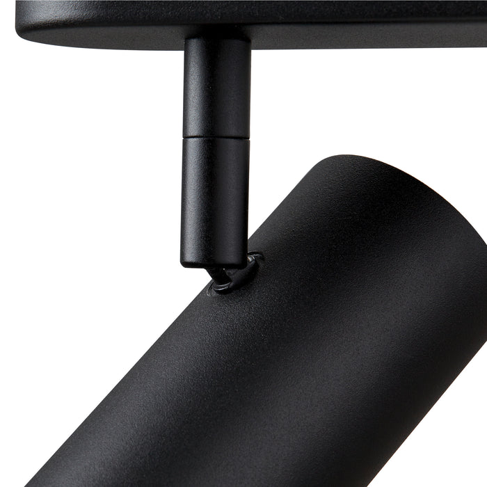 Back view product picture of SLV NOBLO®, wall and ceiling-mounted light, triple, round, 3000K, 19W, PHASE, 32°, black